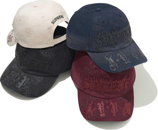 SUPREME LEATHER APPLIQUÉ 6-PANEL