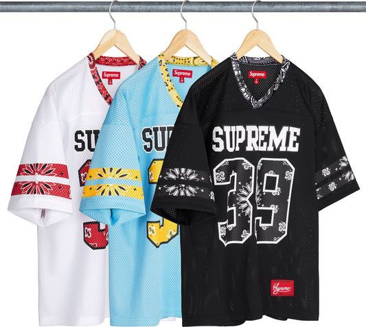 SUPREME BANDANA FOOTBALL JERSEY