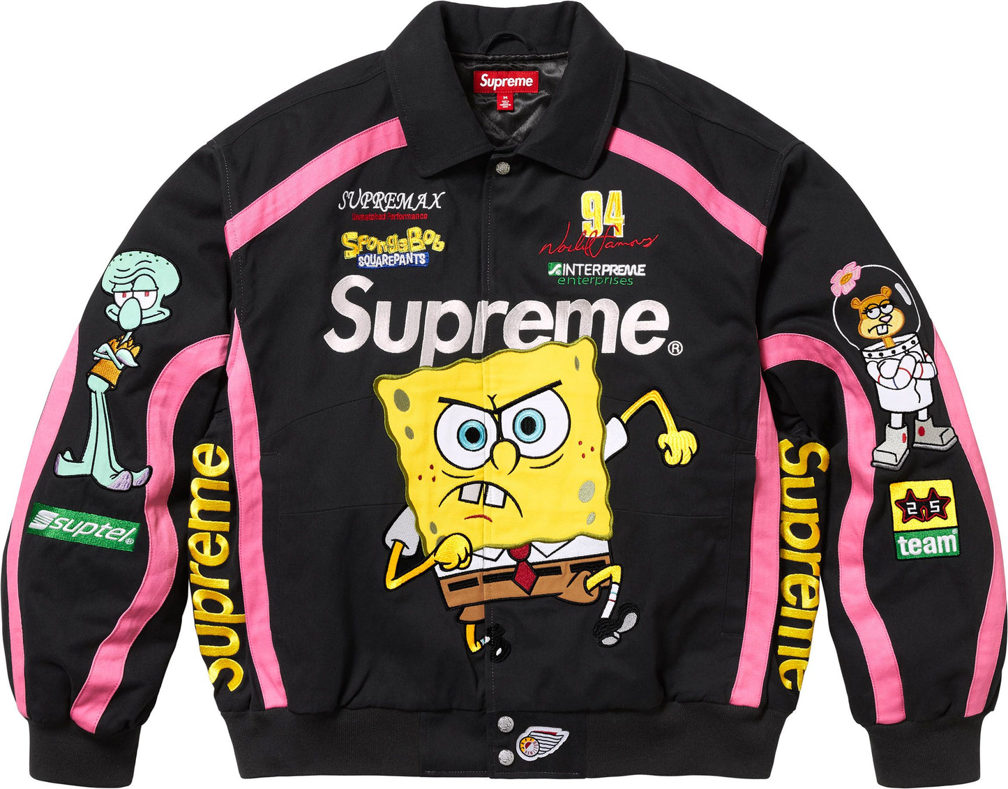 SUPREME®/SPONGEBOB SQUAREPANTS JEFF HAMILTON RACING JACKET