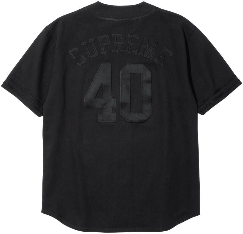 SUPREME/40 ACRES TWILL BASEBALL JERSEY