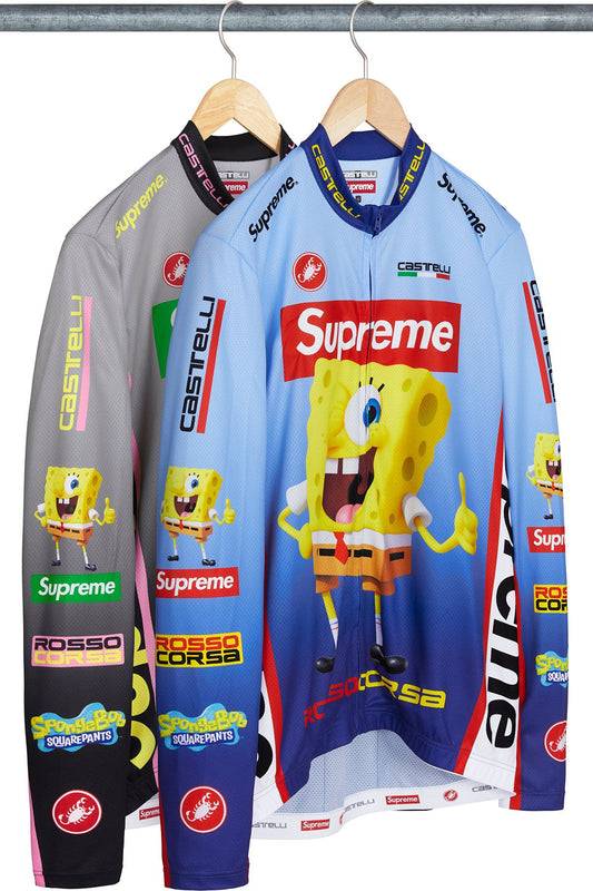 SUPREME®/SPONGEBOB SQUAREPANTS CASTELLI® L/S CYCLING JERSEY