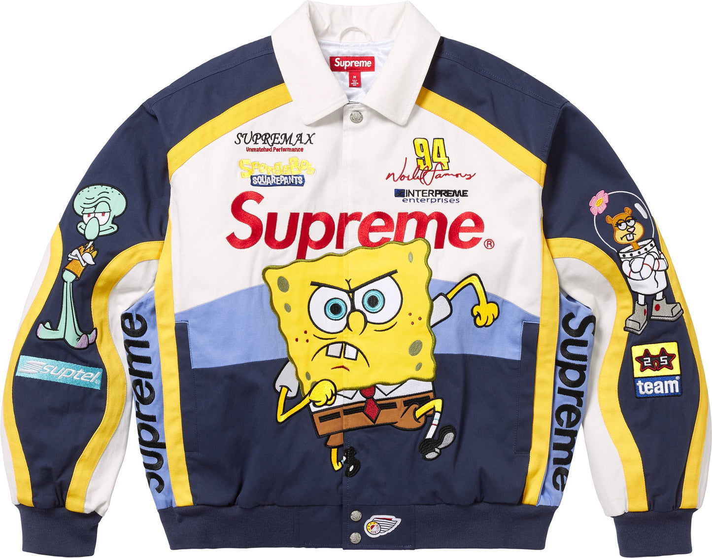 SUPREME®/SPONGEBOB SQUAREPANTS JEFF HAMILTON RACING JACKET
