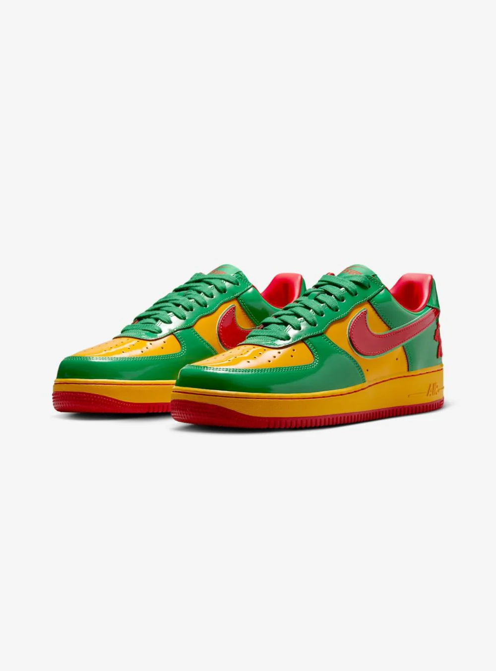 NIKE AIR FORCE 1 LOW LIL YACHTY CONCRETE BOYS LUCKY GREEN