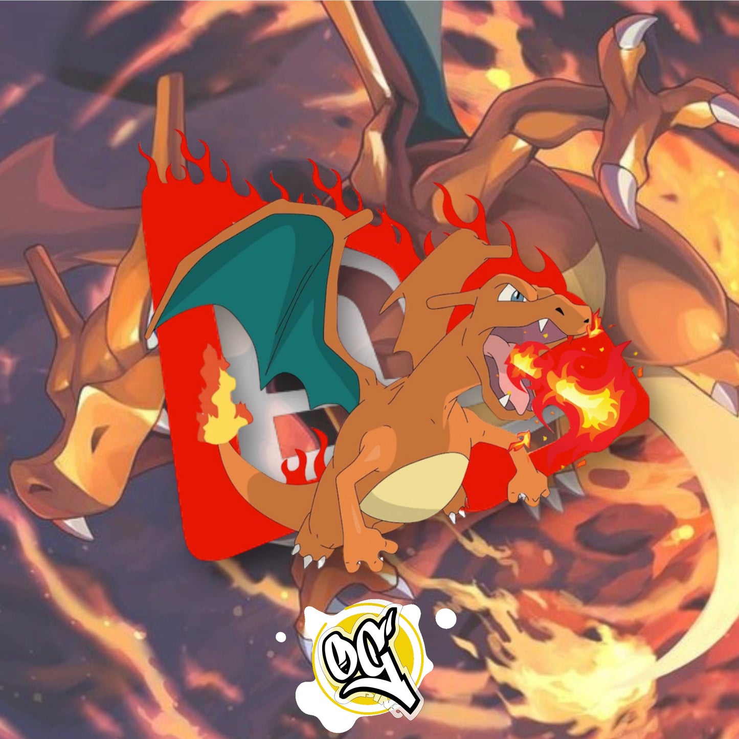 PINS Charizard Fire Blast