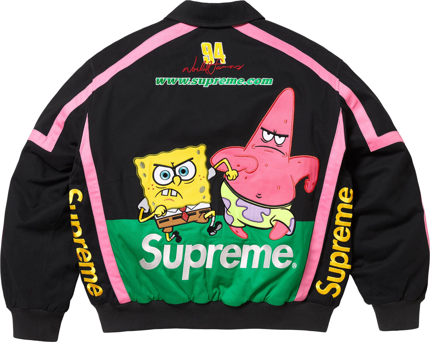 SUPREME®/SPONGEBOB SQUAREPANTS JEFF HAMILTON RACING JACKET