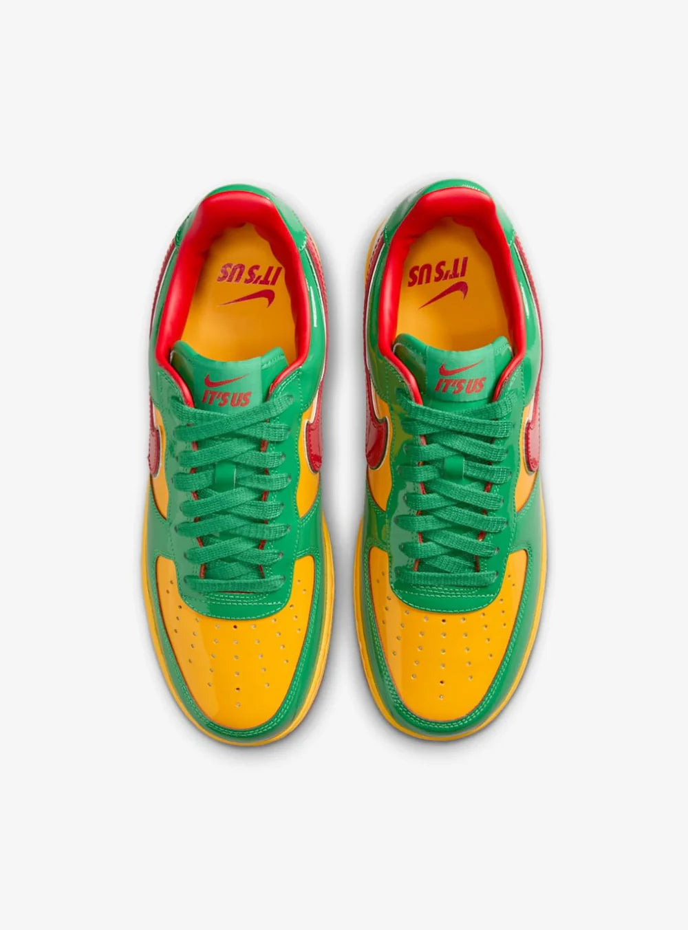 NIKE AIR FORCE 1 LOW LIL YACHTY CONCRETE BOYS LUCKY GREEN