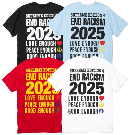 SUPREME/GOODENOUGH END RACISM TEE