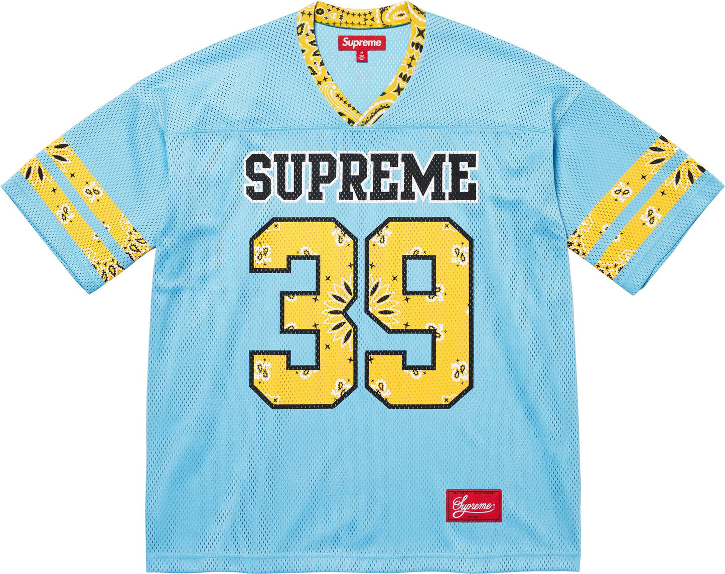 SUPREME BANDANA FOOTBALL JERSEY