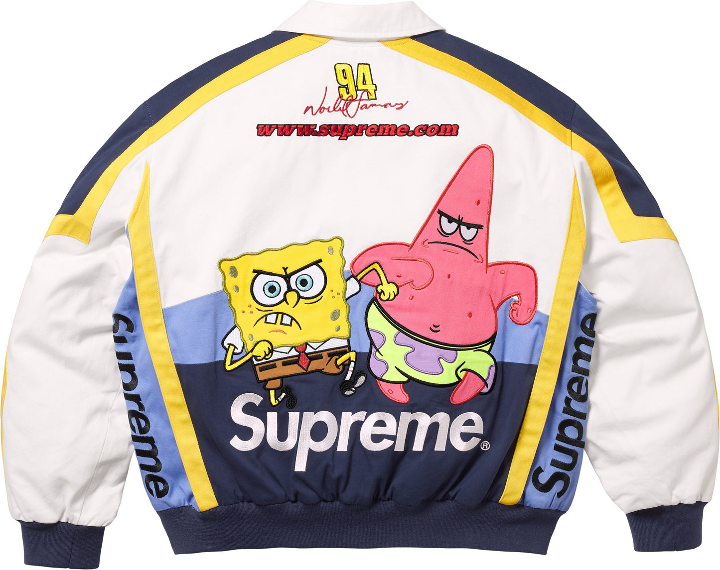 SUPREME®/SPONGEBOB SQUAREPANTS JEFF HAMILTON RACING JACKET