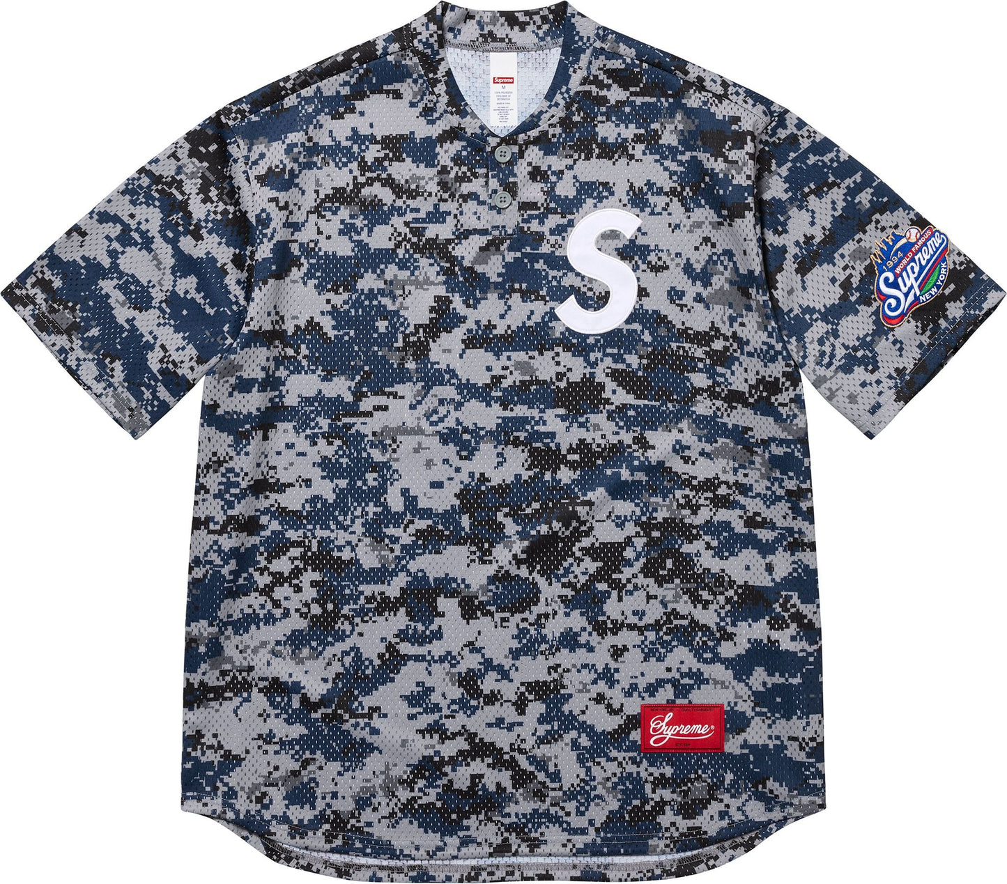 SUPREME S LOGO BASEBALL HENLEY