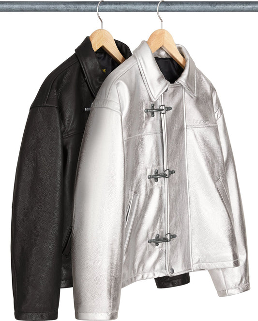 SUPREME®/SCHOTT® LEATHER CLIP JACKET