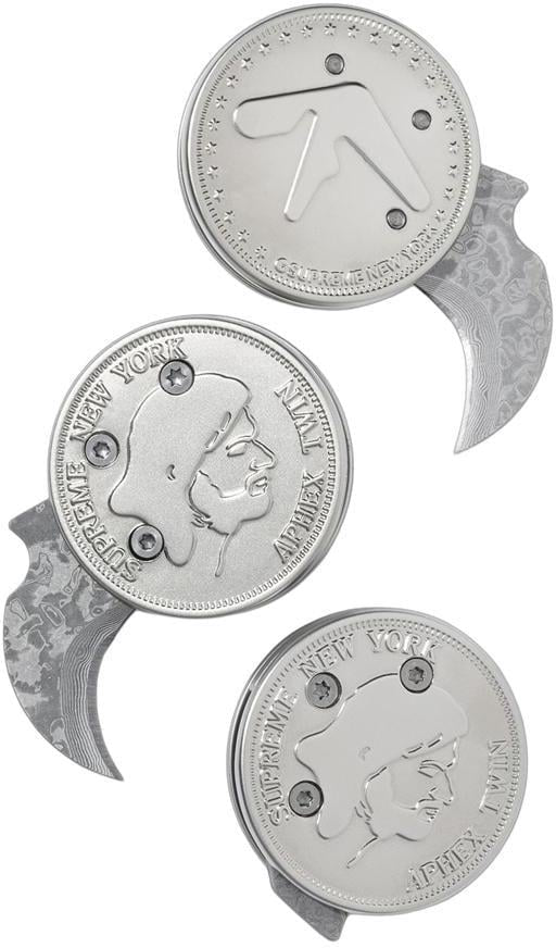 SUPREME/APHEX TWIN MANTIS COIN KNIFE