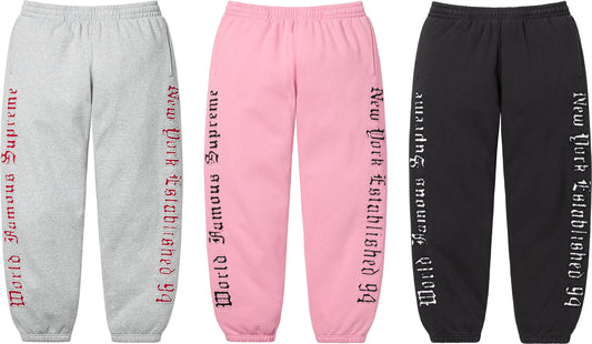 CONTRAST CUTOUT SWEATPANT