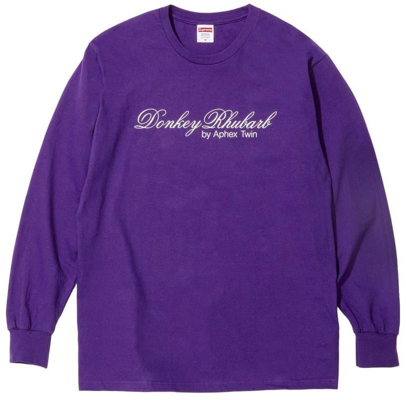 SUPREME/APHEX TWIN DONKEY RHUBARB L/S TEE