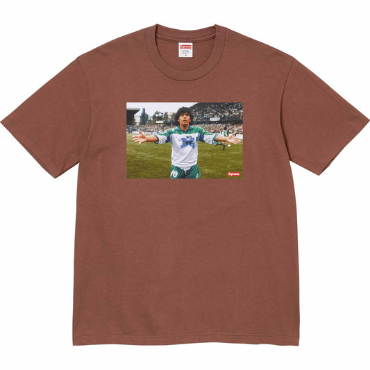 Tee Supreme Maradona ''No Drug'' Brown