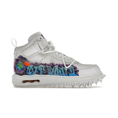 Nike Air Force 1 Mid Off-White Graffiti White