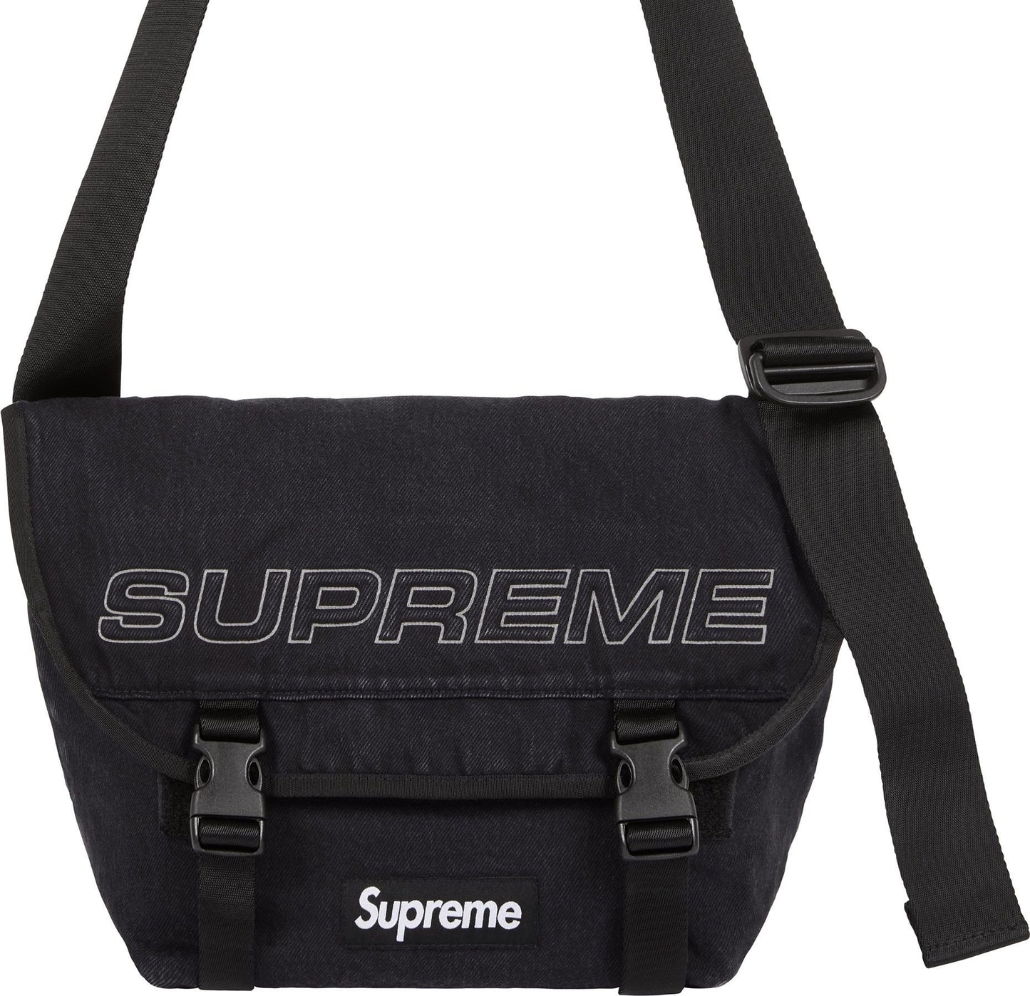 Denim Messenger Bag