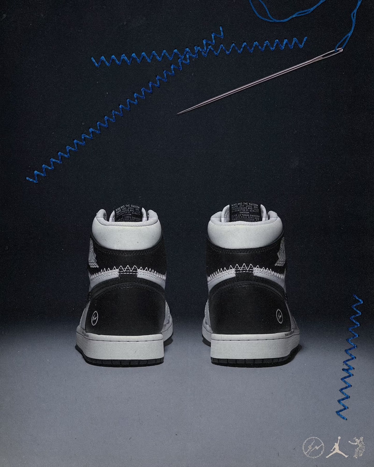 AIR JORDAN 1 RETRO HIGH OG SP FRAGMENT X UNION LA WHITE BLACK