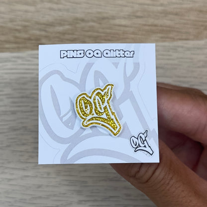 Pins OG White Gold Glitter