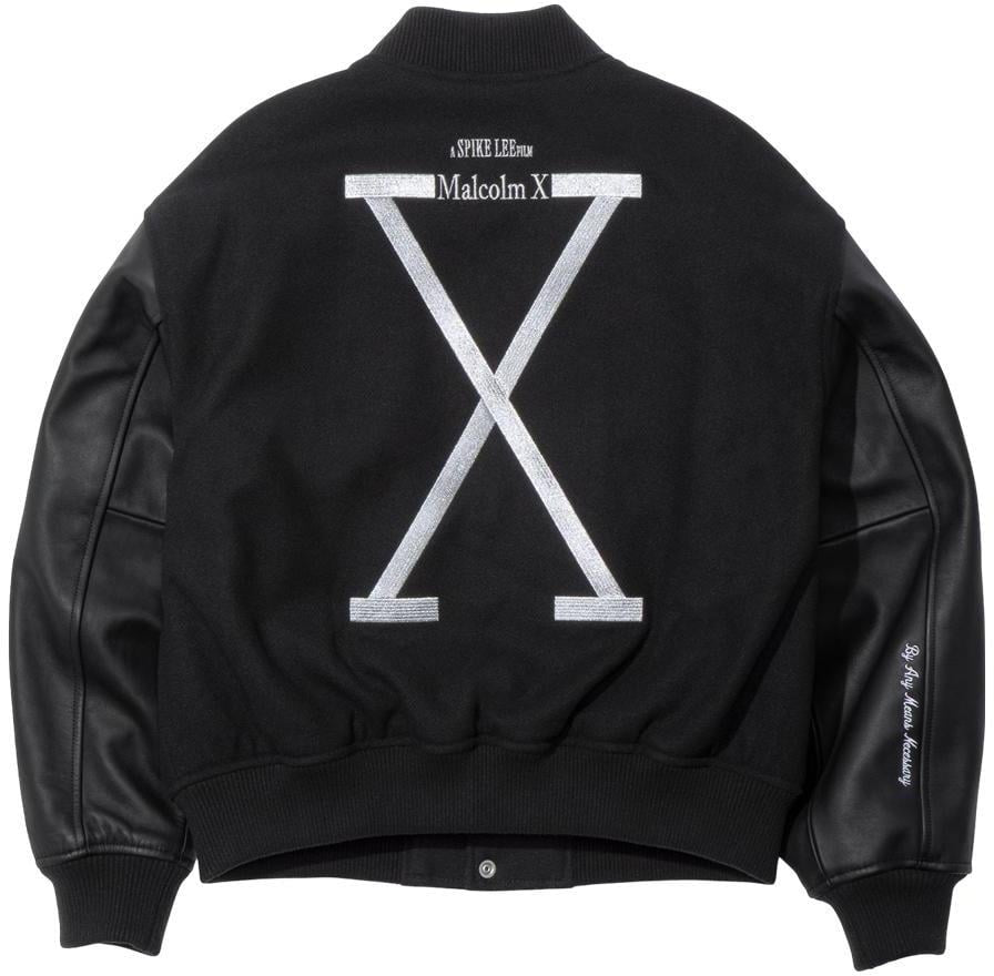 SUPREME/40 ACRES MALCOLM X VARSITY JACKET