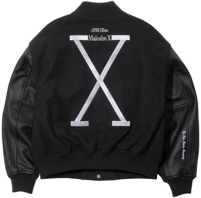 SUPREME/40 ACRES MALCOLM X VARSITY JACKET