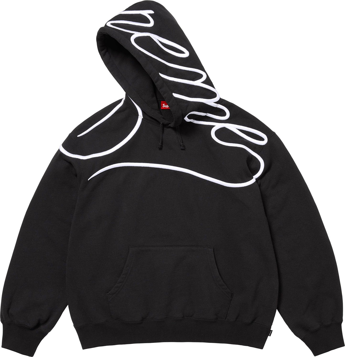 SUPREME SHOULDER SCRIPT HOODED SWEATSHIRT
