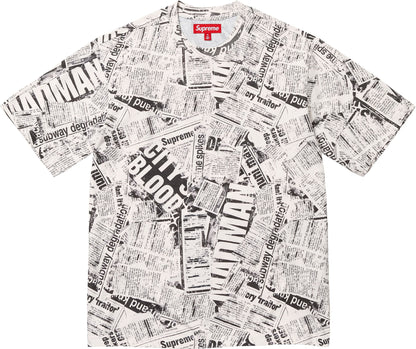 NEWSPAPER S/S TOP