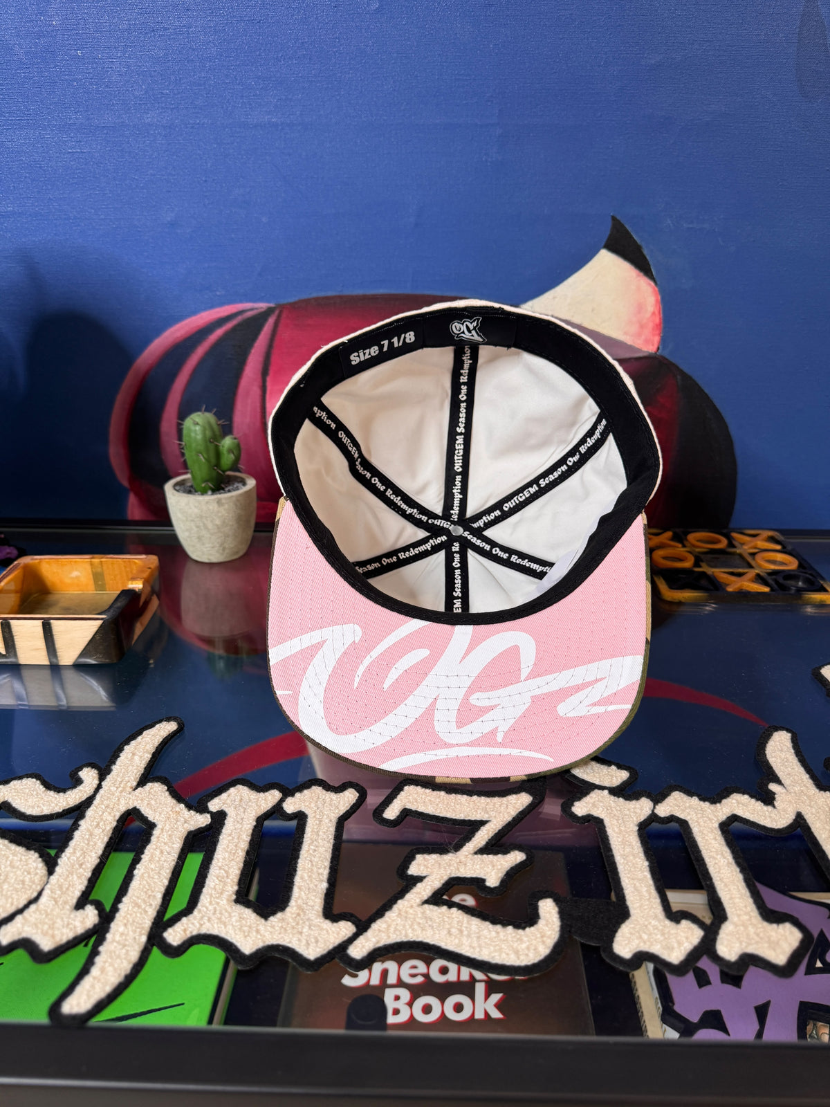 OG HAT x SHUZIRT SAIL CAMO PINK CUSTOM BEADS