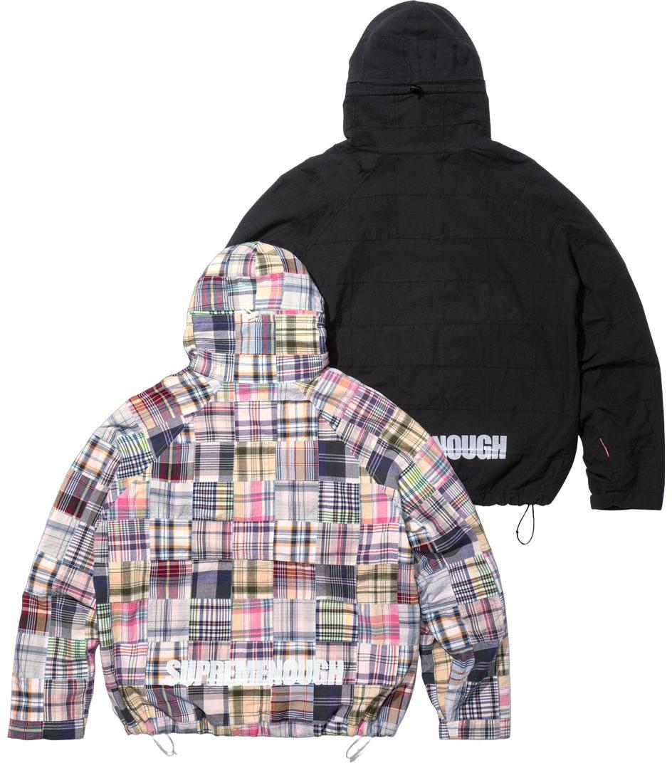 SUPREME/GOODENOUGH PATCHWORK HOODED JACKET
