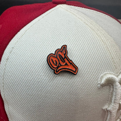 Pins OG Orange Glitter