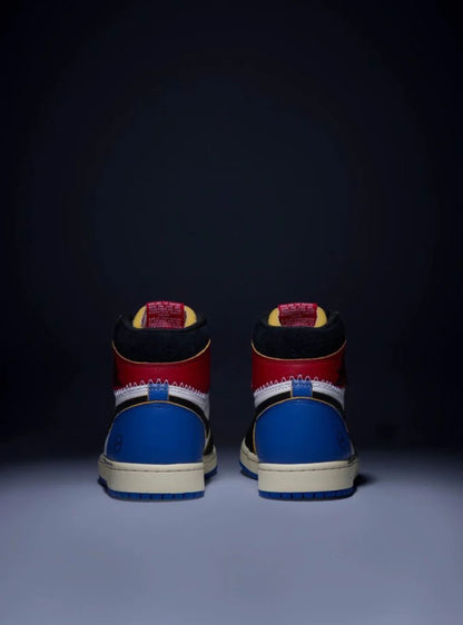 AIR JORDAN 1 RETRO HIGH OG SP FRAGMENT X UNION LA VARSITY RED SPORT ROYAL