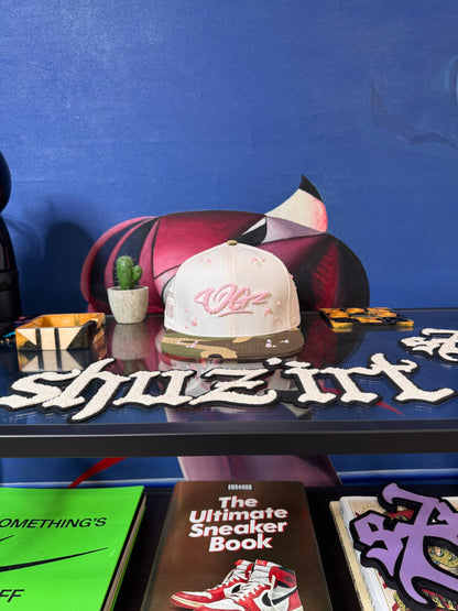 OG HAT x SHUZIRT SAIL CAMO PINK CUSTOM BEADS
