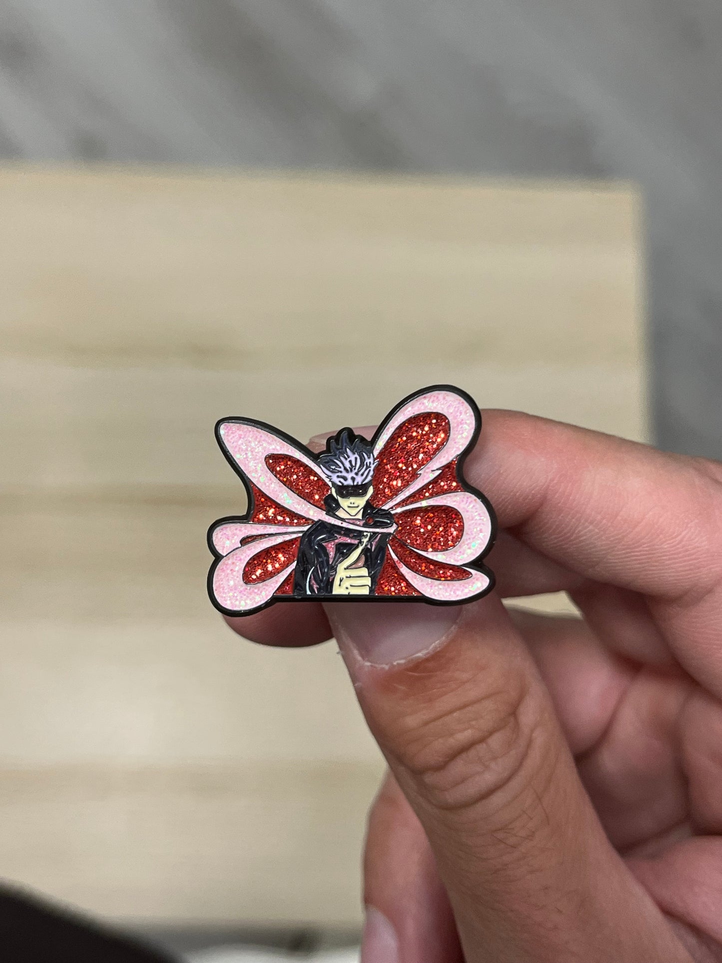 PINS Gojo Satoru “Bagliore Rosso” x Vale Lambo