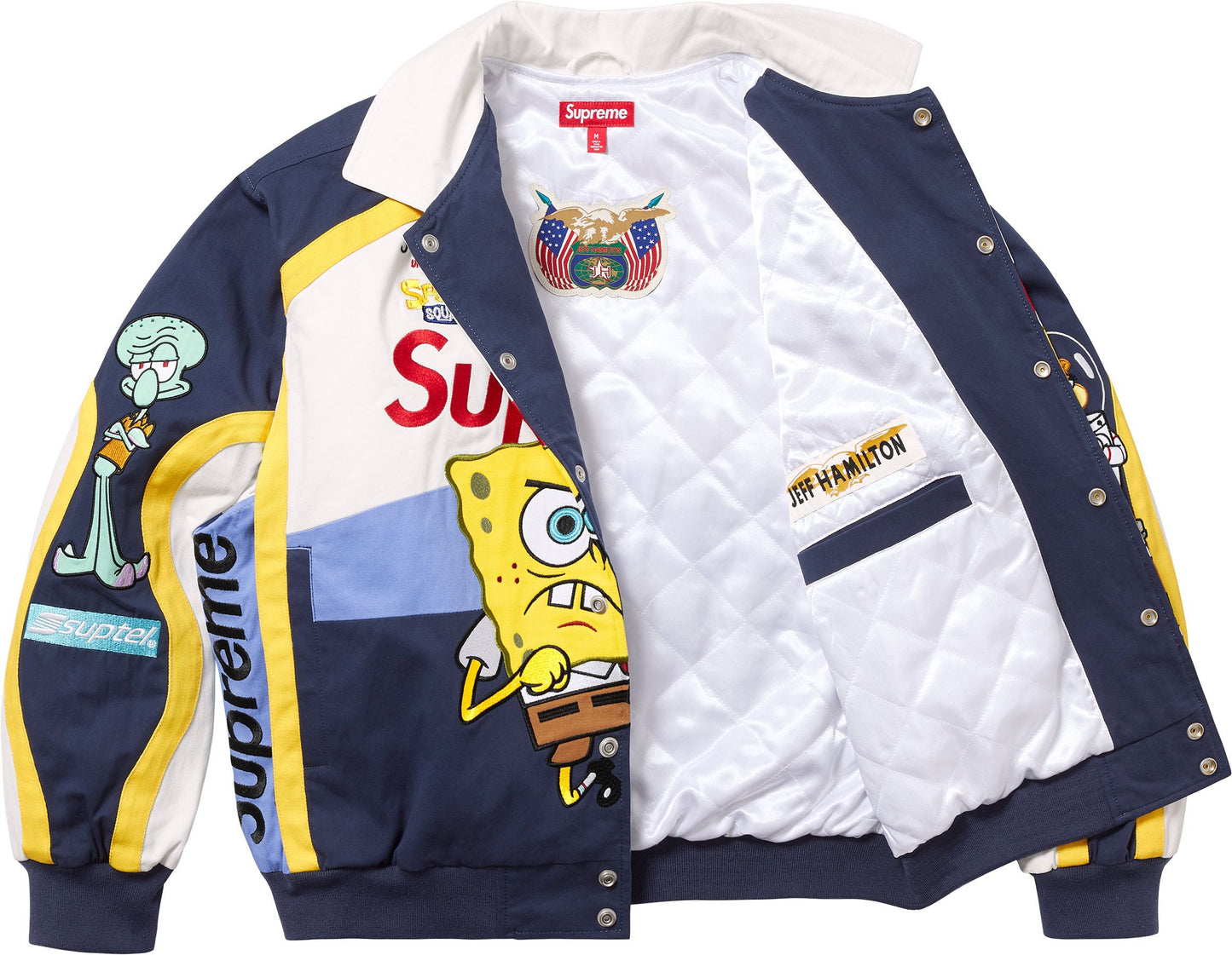 SUPREME®/SPONGEBOB SQUAREPANTS JEFF HAMILTON RACING JACKET