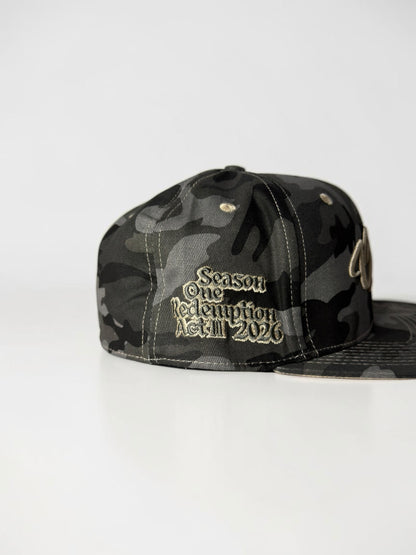 OG HAT BLACK CAMO GREY SEASON ONE REDEMPTION Act.II