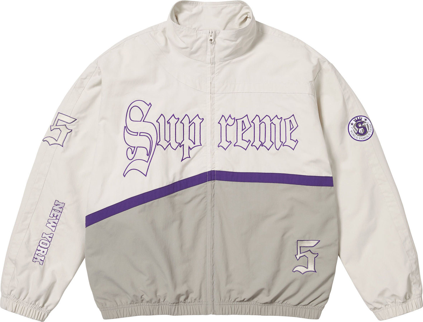 SUPREME OLD ENGLISH TRACK JACKET