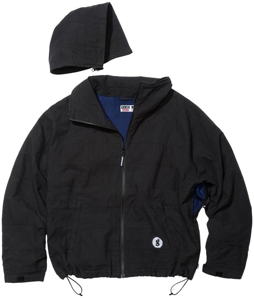 SUPREME/GOODENOUGH PATCHWORK HOODED JACKET