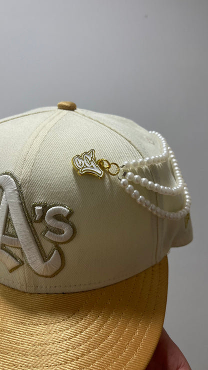 Chain White Pearls Gold