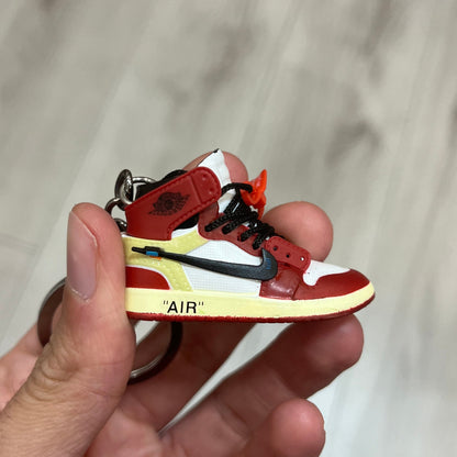 Keychai Jordan 1 Retro High x Off-White Chicago