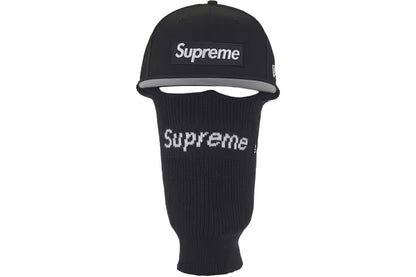 Supreme New Era Box Logo 59Fifty Balaclava Cap Black