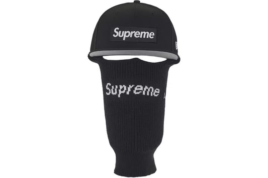 Supreme New Era Box Logo 59Fifty Balaclava Cap Black