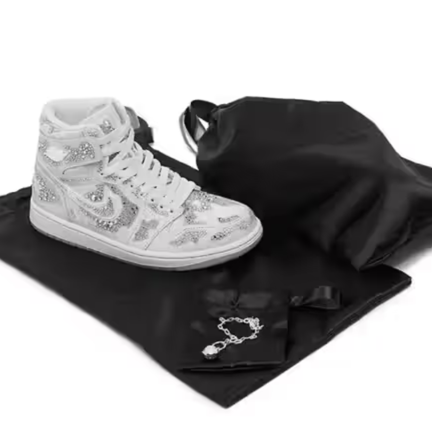 AIR JORDAN 1 HIGH x SWAROVSKI OG "VAST GREY"