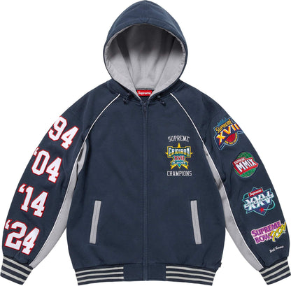 PLAYOFFS ZIP UP HOODED SWEATSHIRT