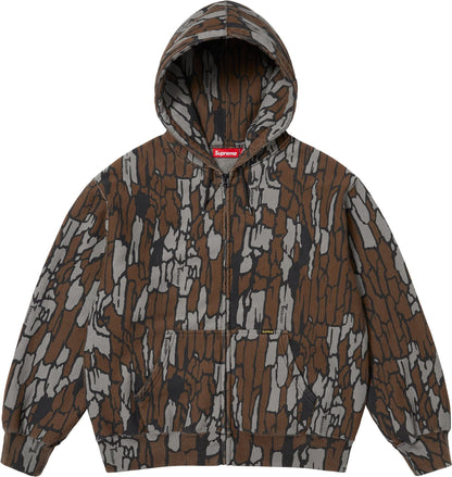 WORK ZIP UP HOODED SWEATSHIRT