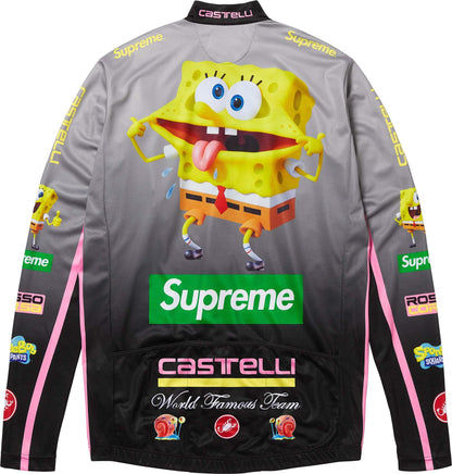 SUPREME®/SPONGEBOB SQUAREPANTS CASTELLI® L/S CYCLING JERSEY