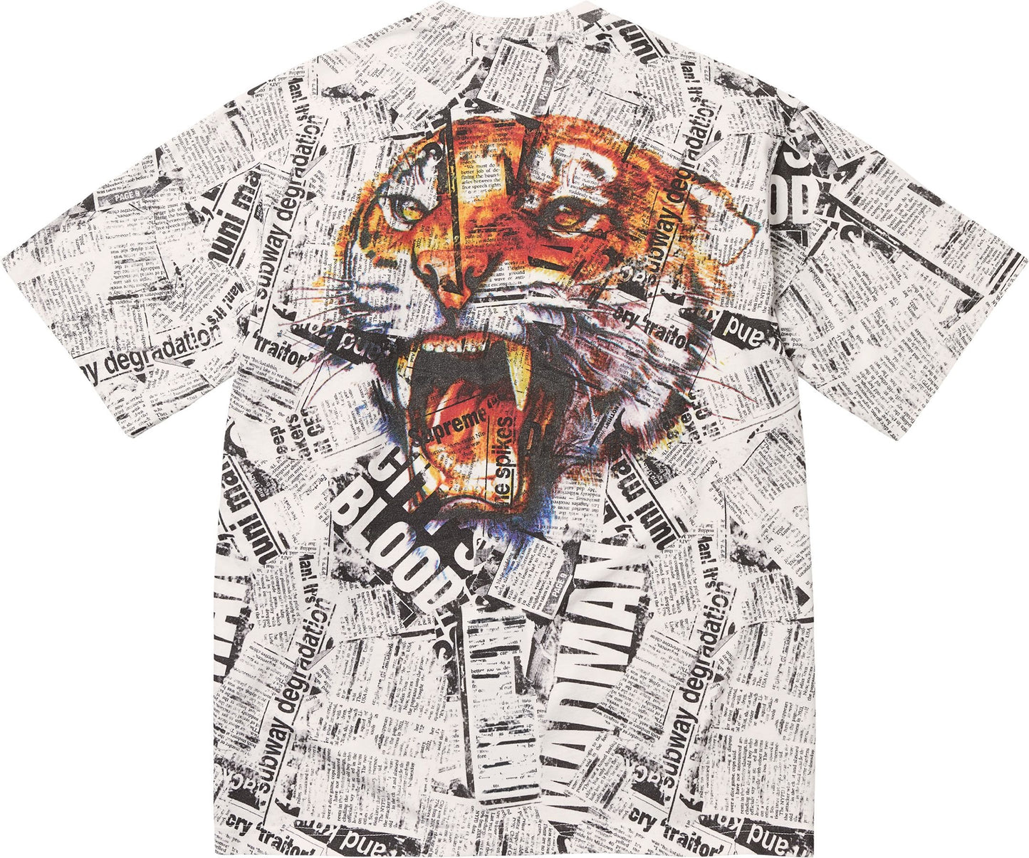 NEWSPAPER S/S TOP