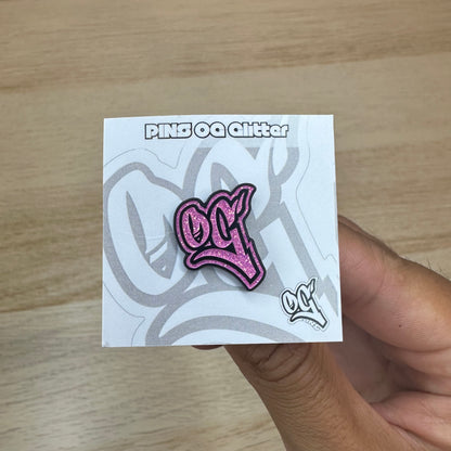 Pins OG Pink Glitter