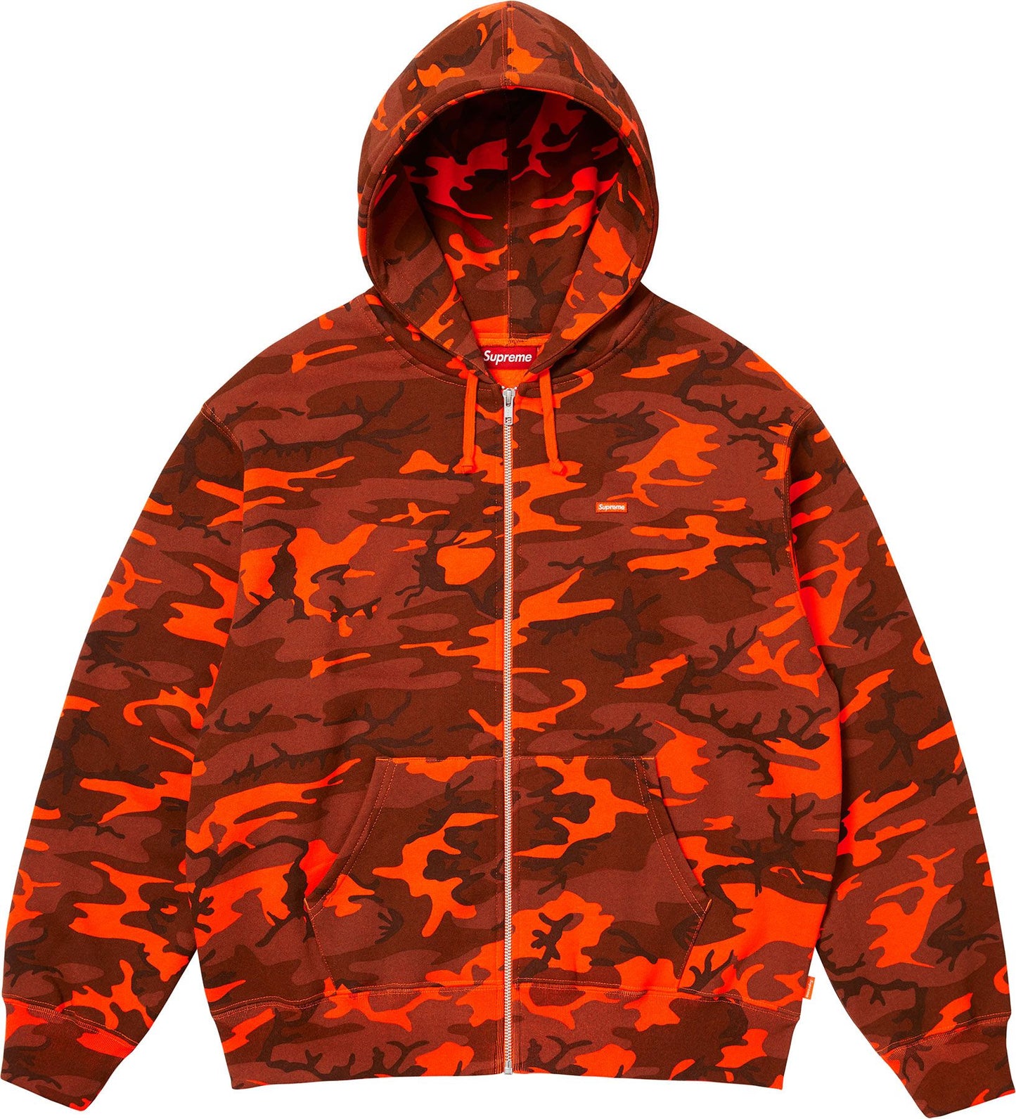 SMALL BOX ZIP UP HOODED SWEATSHIRT