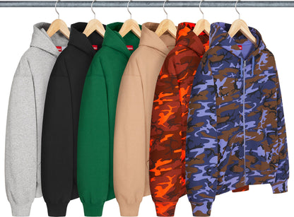 SMALL BOX ZIP UP HOODED SWEATSHIRT