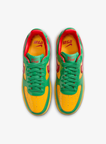 NIKE AIR FORCE 1 LOW LIL YACHTY CONCRETE BOYS LUCKY GREEN